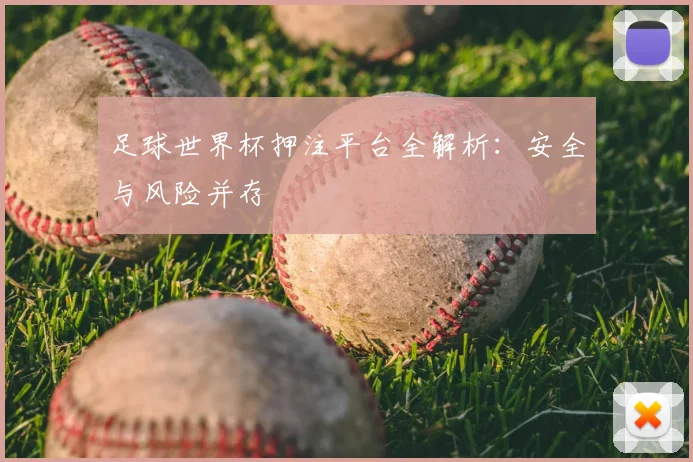 足球世界杯押注平台全解析：安全与风险并存