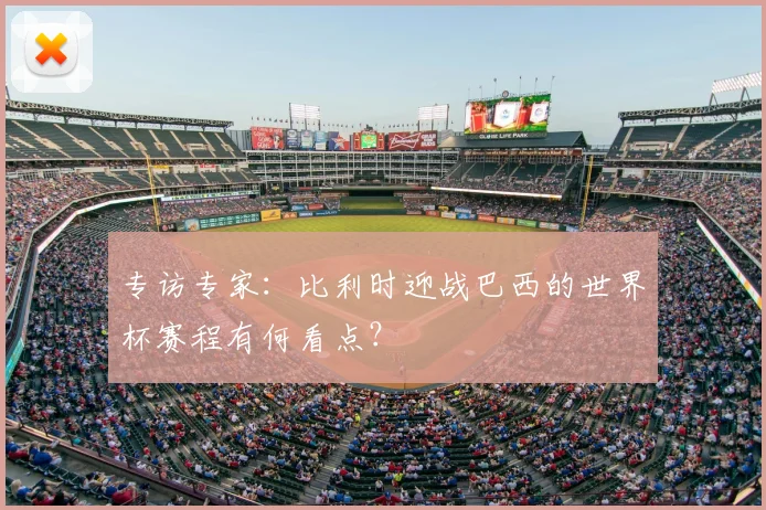 专访专家:比利时迎战巴西的世界杯赛程有何看点?